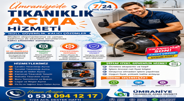 Ümraniye Tıkanıklık Açma